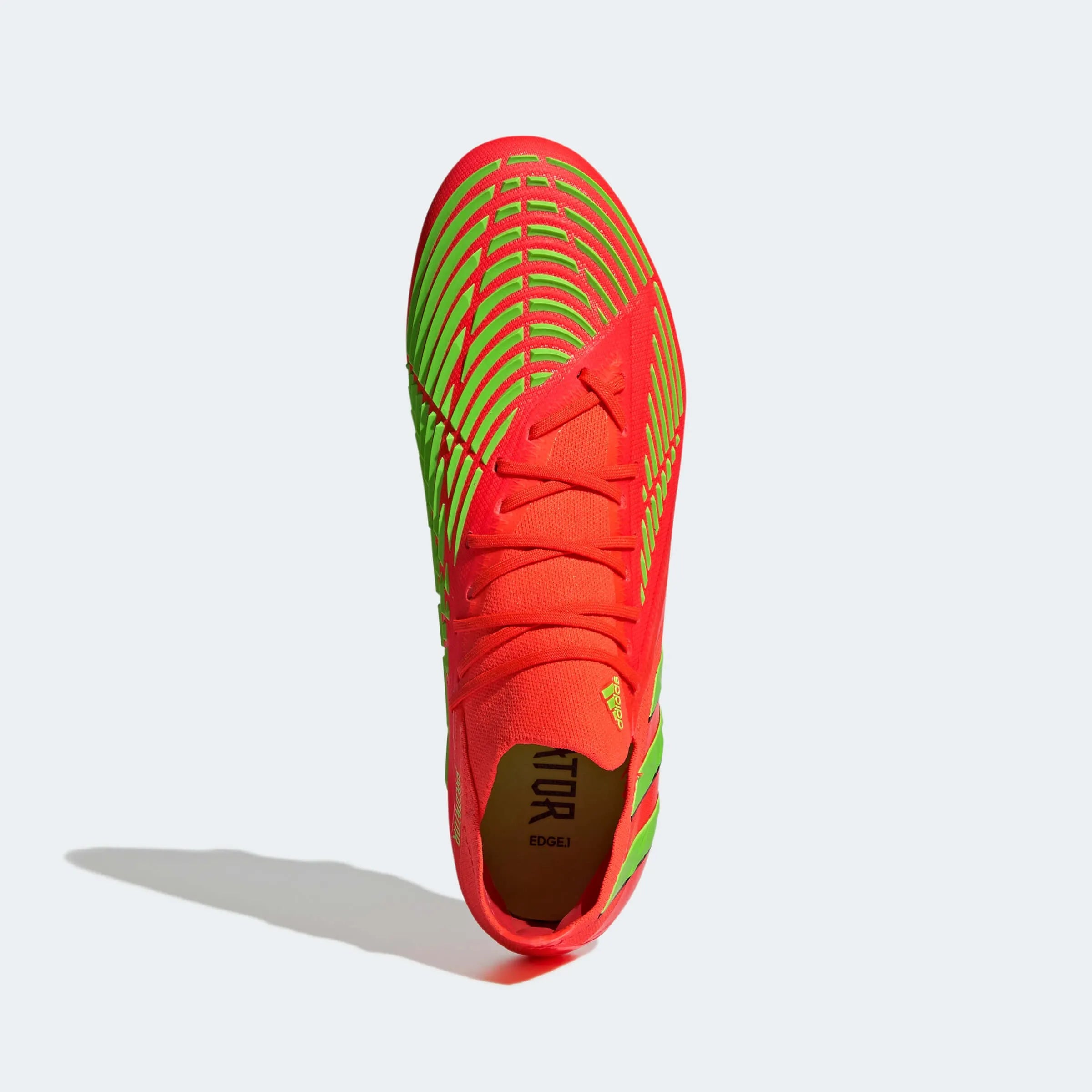 adidas Predator Edge .1 Low FG - Solar Red-Solar Green  (Top)