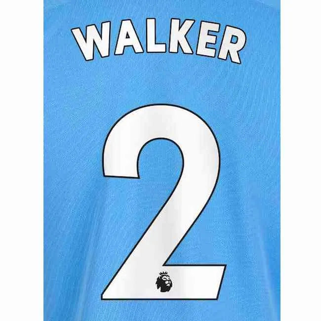Man City 2019/20 Home Walker #2 Jersey Name Set