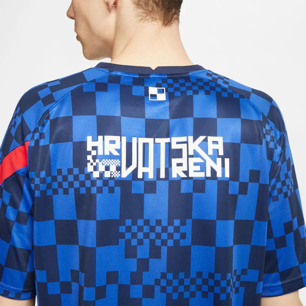 Nike 2020-21 Croatia Dri-Fit Training Top - Blue