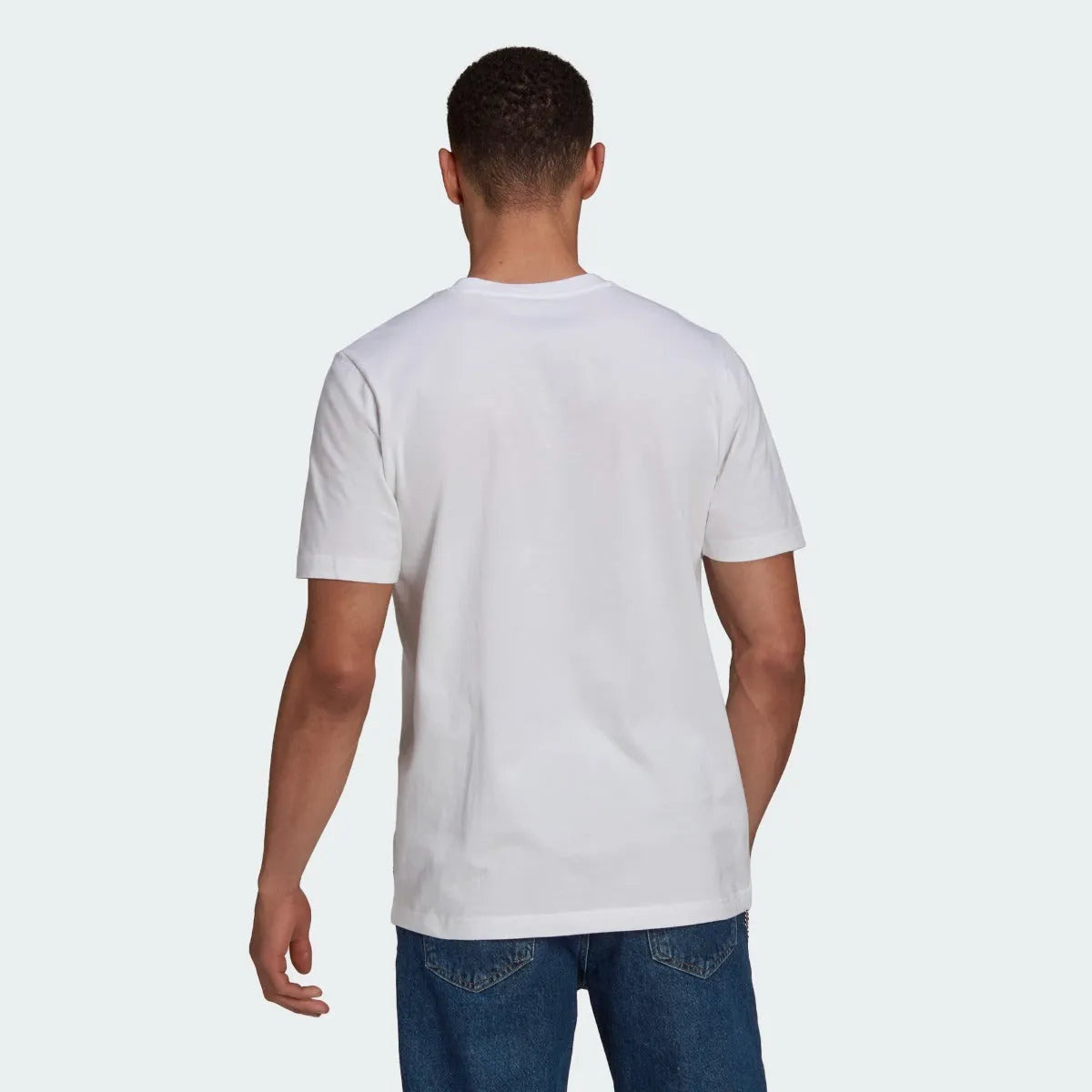 Adidas 2021-22 Juventus Tee - White-Black (Model - Back)