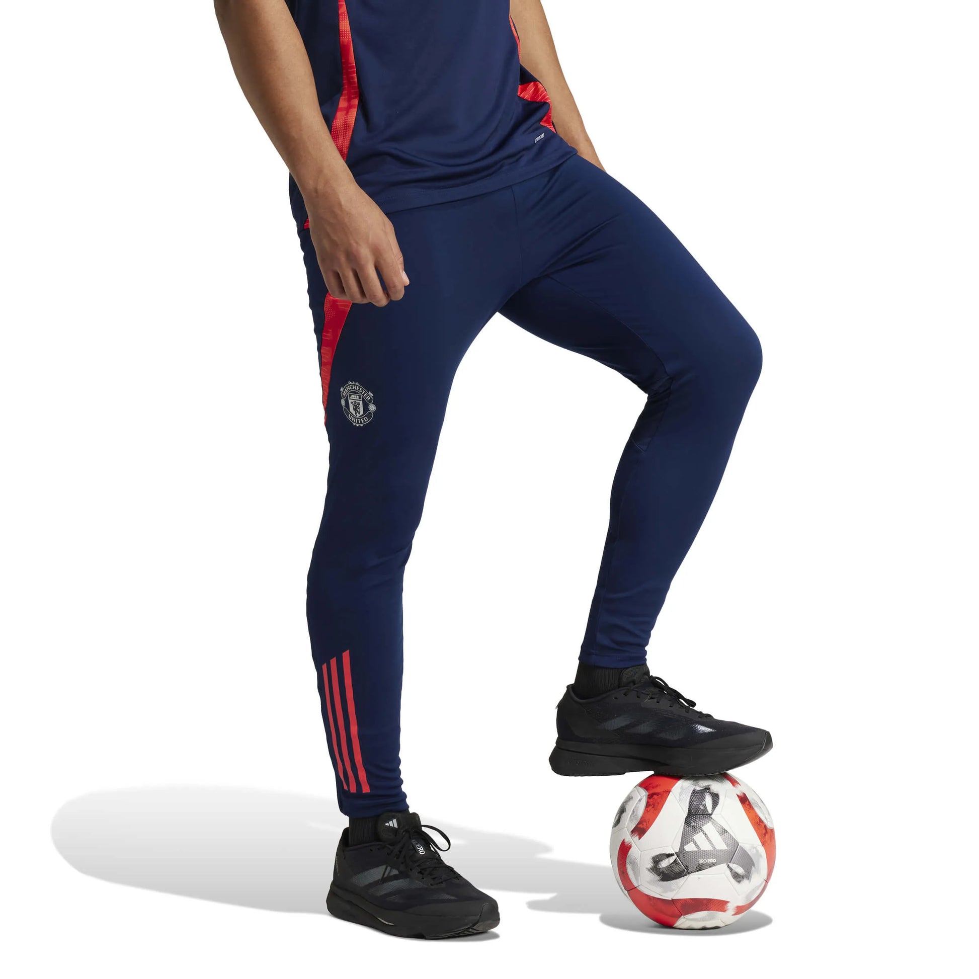 adidas 2024-25 Manchester United Men's Training Pants (Model - Side)