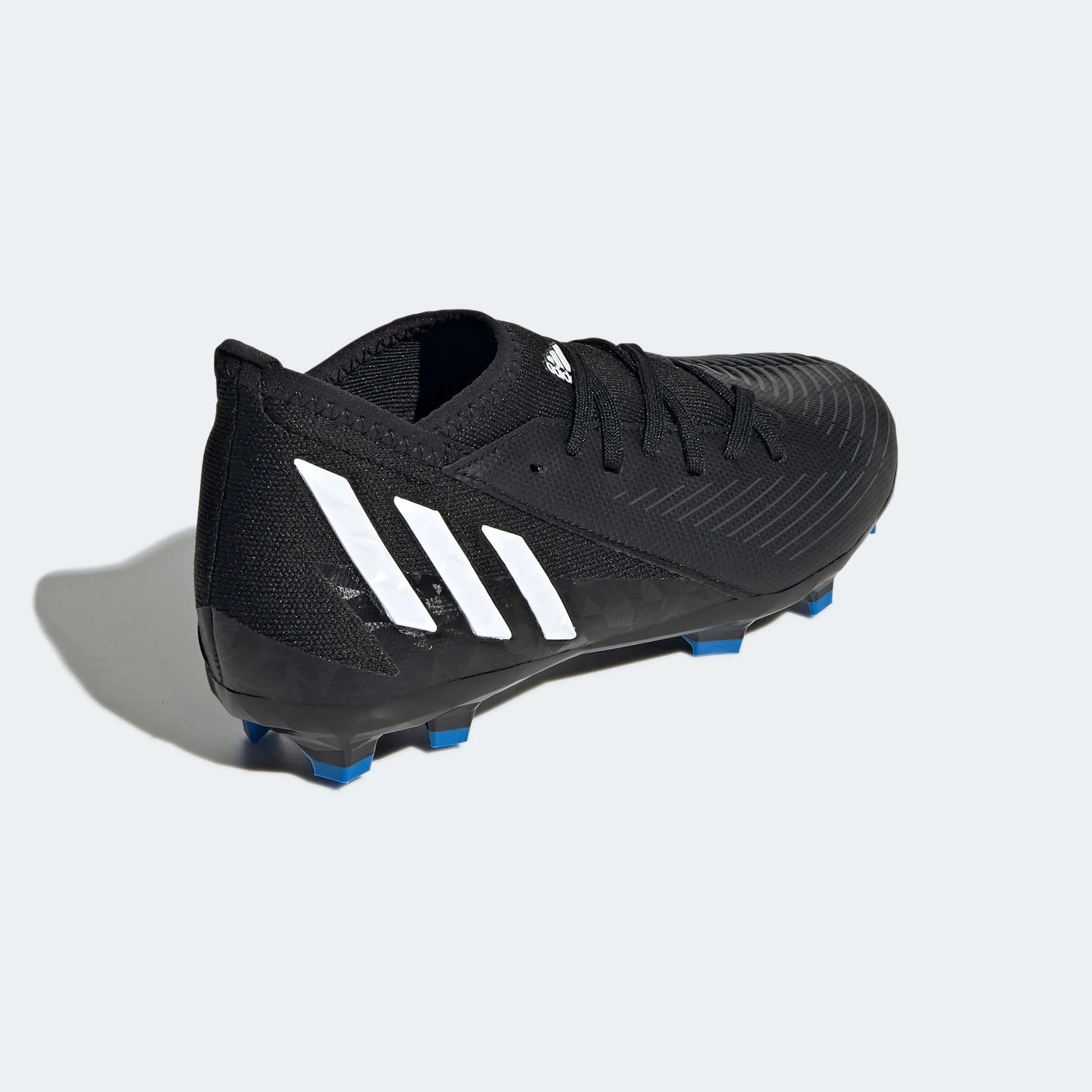 adidas Kids Predator Edge .3 FG - Black-White (Diagonal 2)