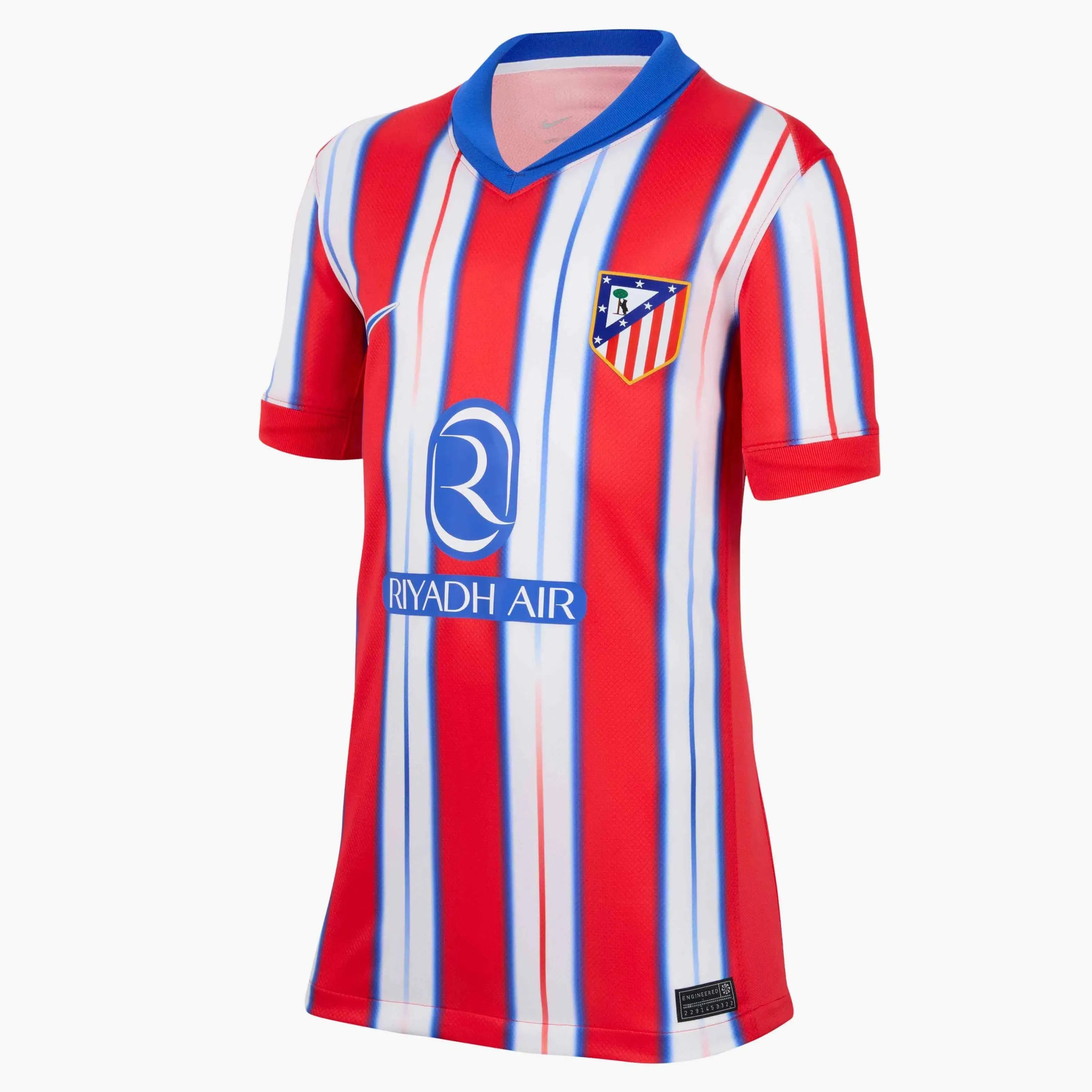 Nike 2024-25 Atletico Madrid Youth Stadium Home Jersey (Front)