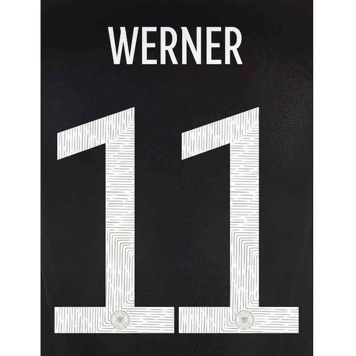 Germany 2021/22 Away Werner #11 Jersey Name Set