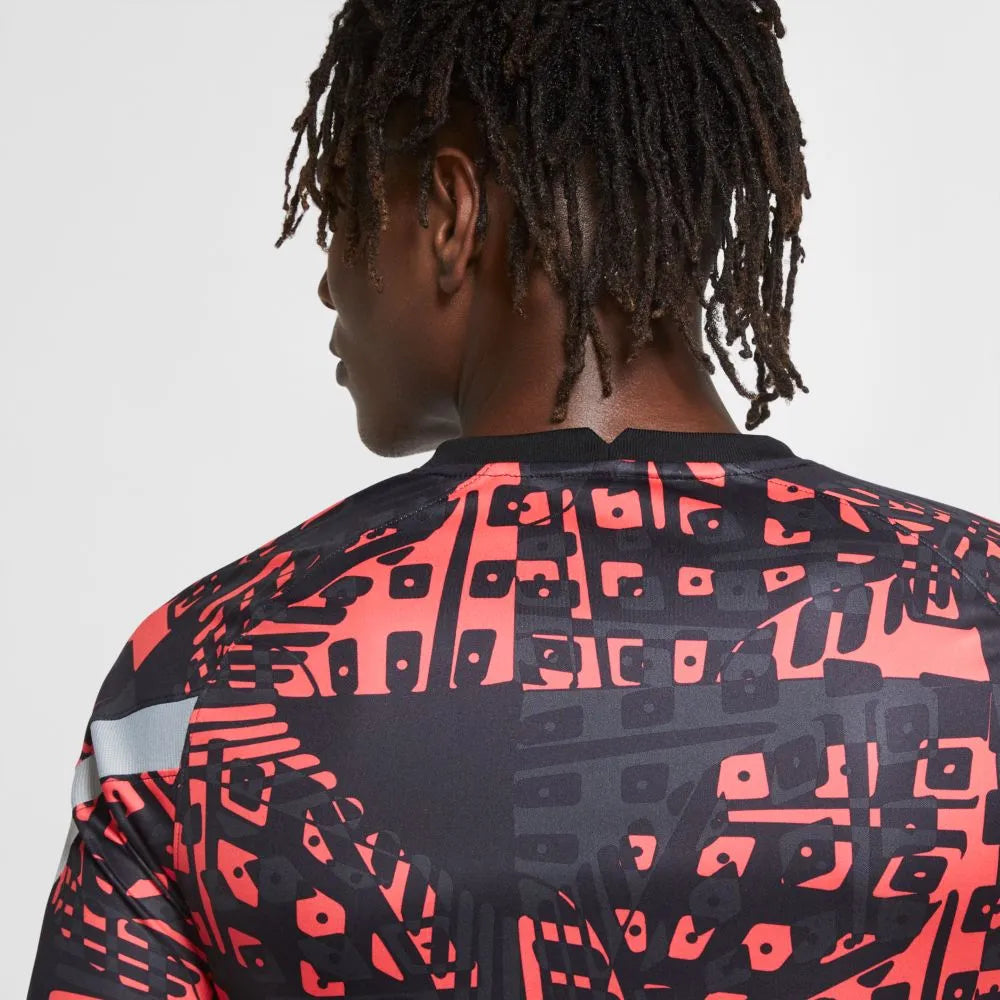 Nike 2020-21 Liverpool Dry-Fit Training Top - Black-Crimson
