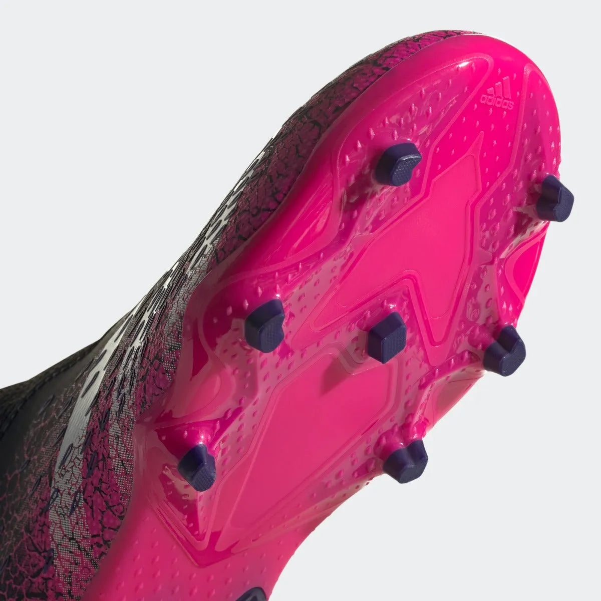 Adidas JR Predator Freak .3 Laceless FG - Black-Pink-Purple (Detail 2)