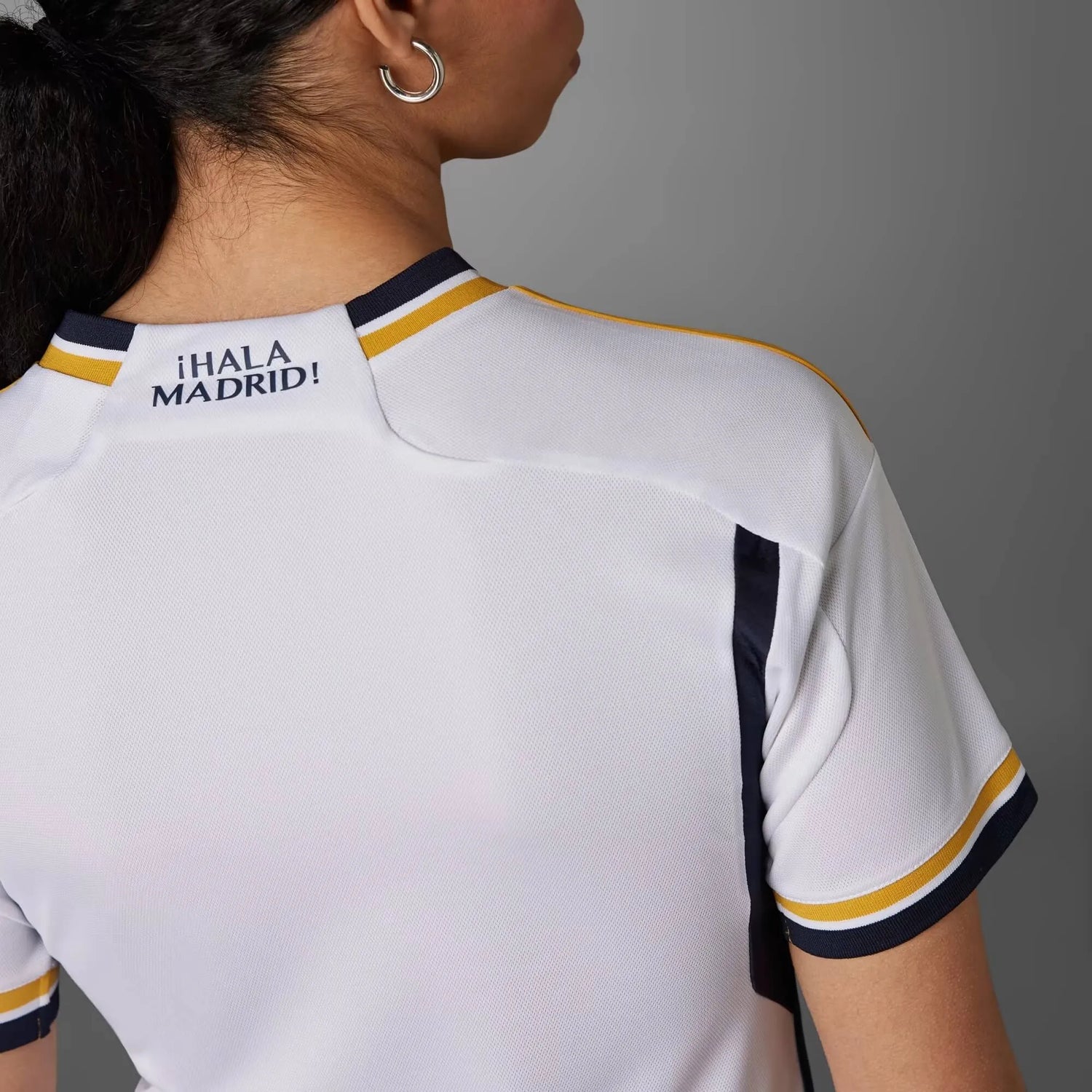 adidas 2023-24 Real Madrid Women's Stadium Home Jersey (Detail 2)