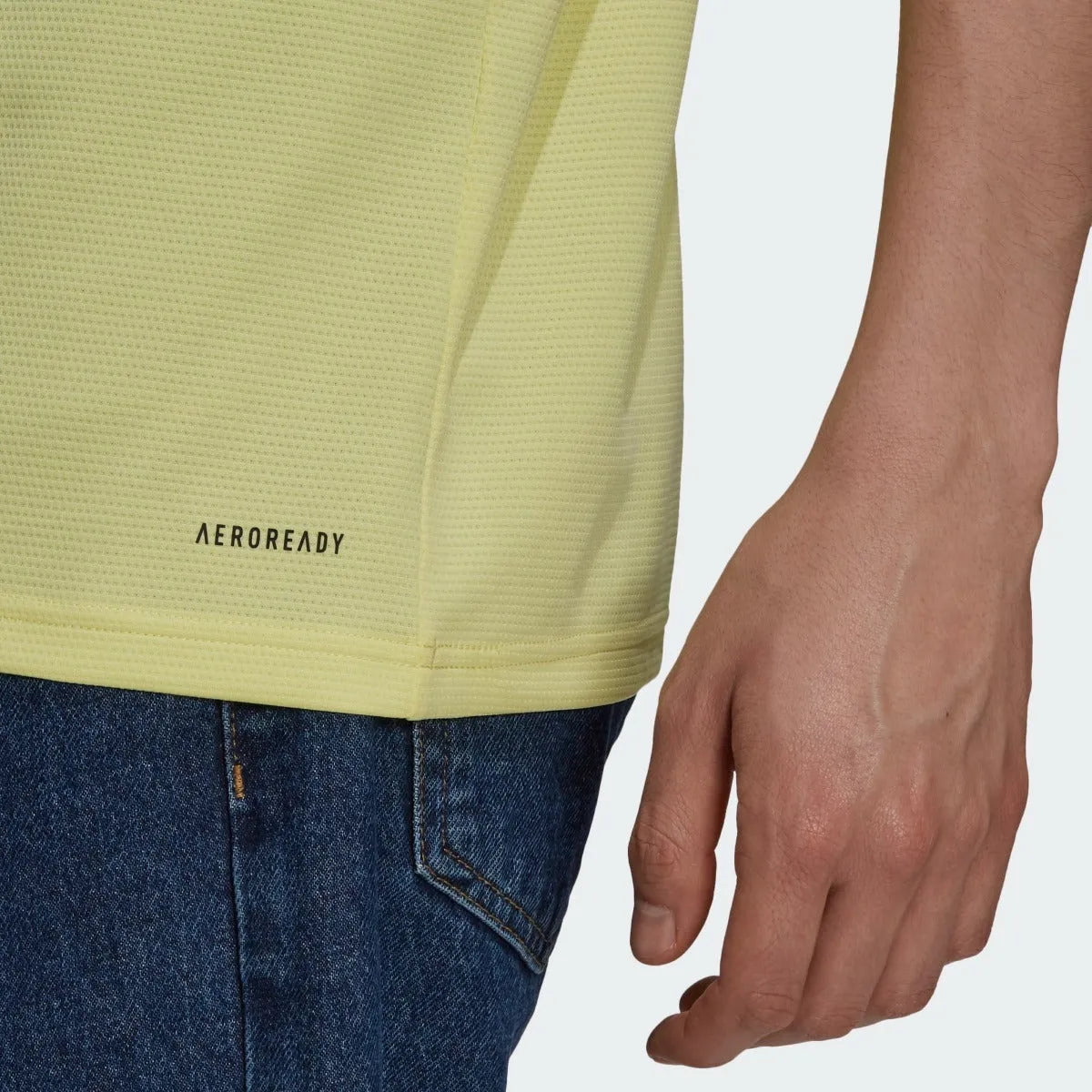Adidas 2021-22 Arsenal Away Jersey - Pearl Citrine (Detail 2)