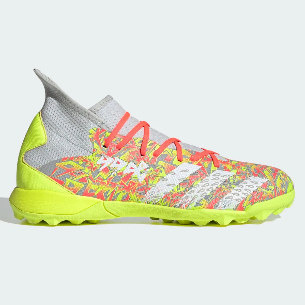 Adidas Predator Freak .3 TF - Clear Grey-Solar Yellow (Side 1)