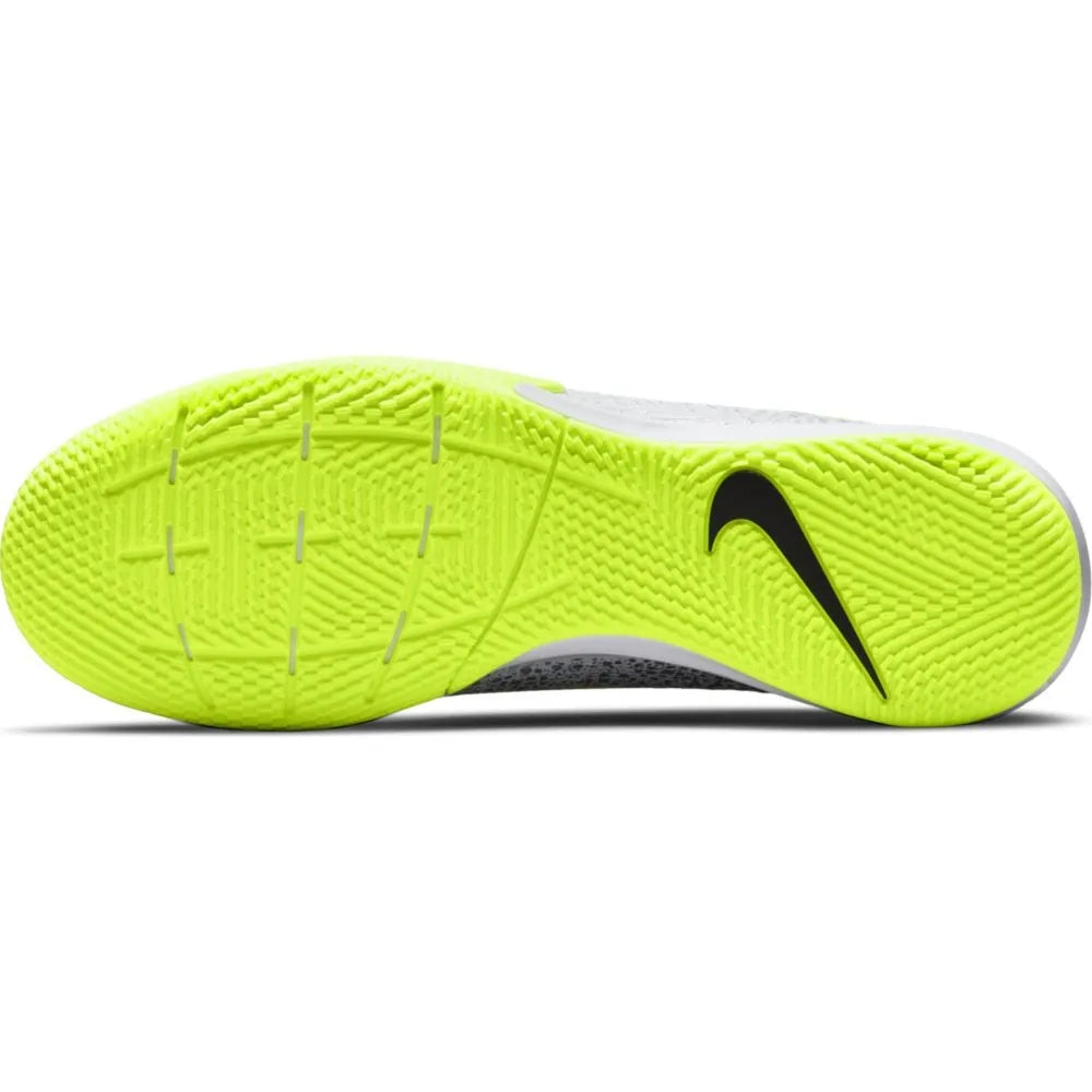 Nike Vapor 14 Academy IC - White-Grey-Volt  (Bottom)