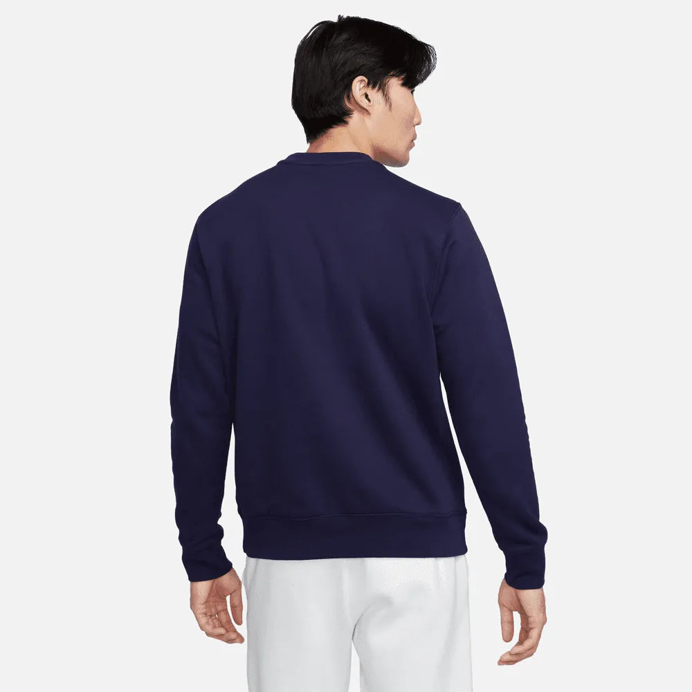Nike 2023-24 PSG Men's Crew-Neck French Terry Sweatshirt (Model - Back)