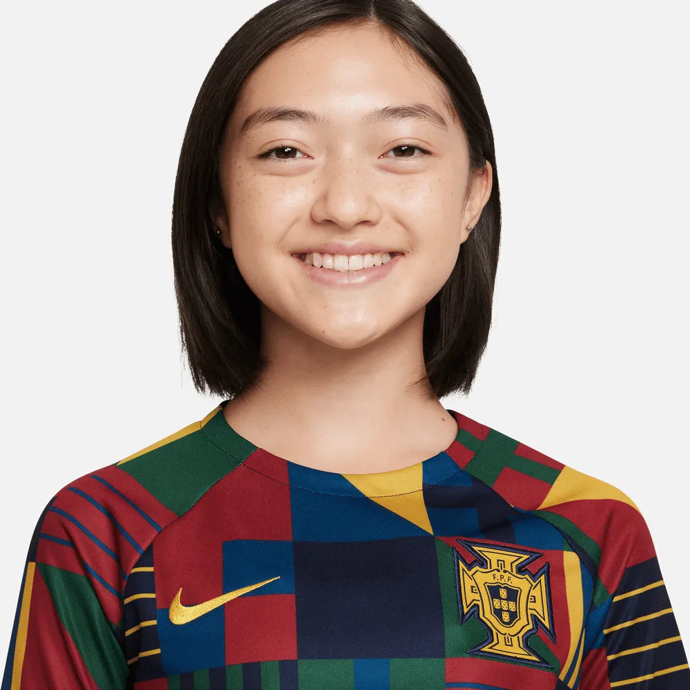 Nike 2022-23 Portugal Youth Pre-Match Jersey (Detail 1)
