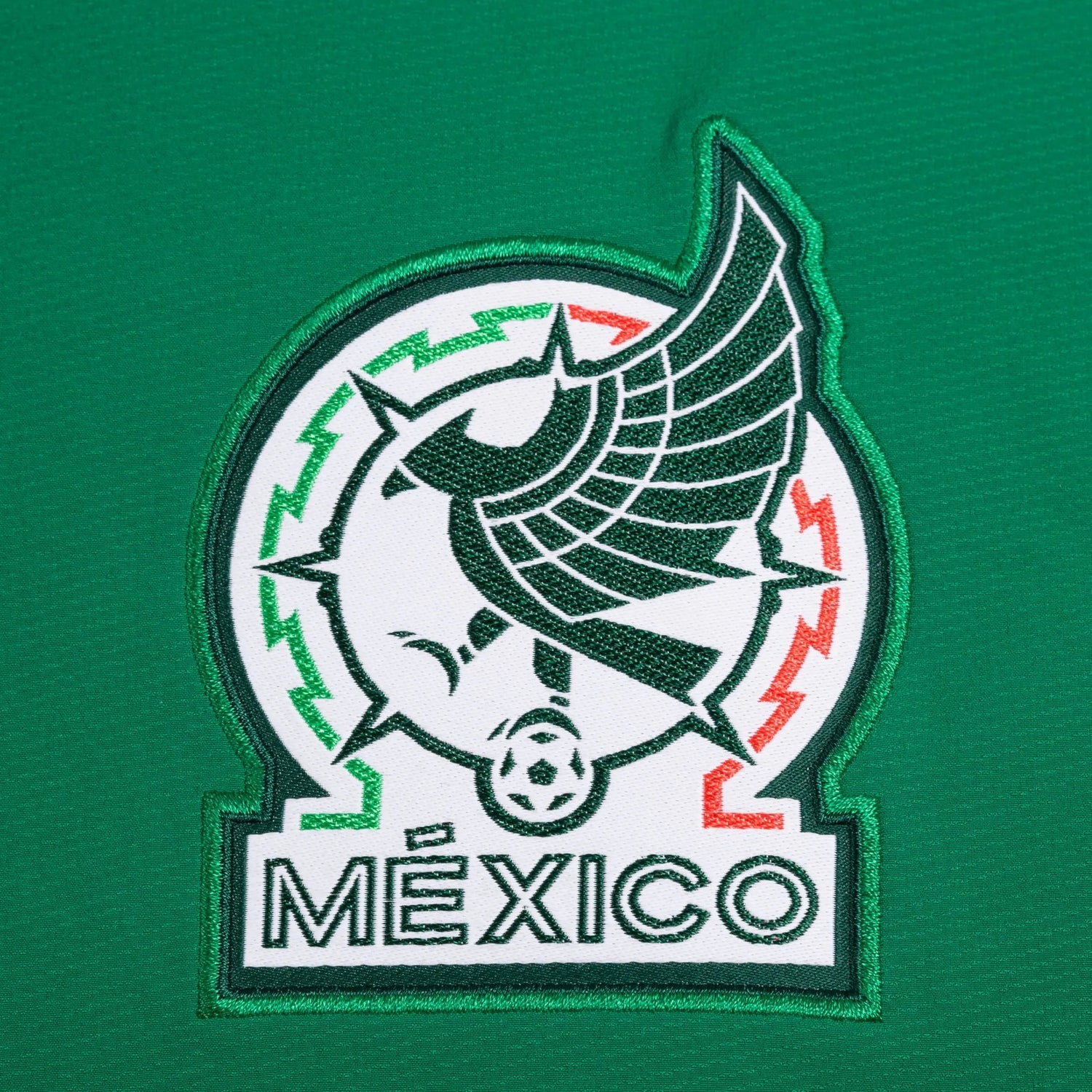 adidas 2022-23 Mexico Crew Sweatshirt - Green (Detail 4)