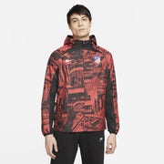 Nike 22-23 Atletico Madrid AWF Jacket GX - Red-Black (Model - Front)