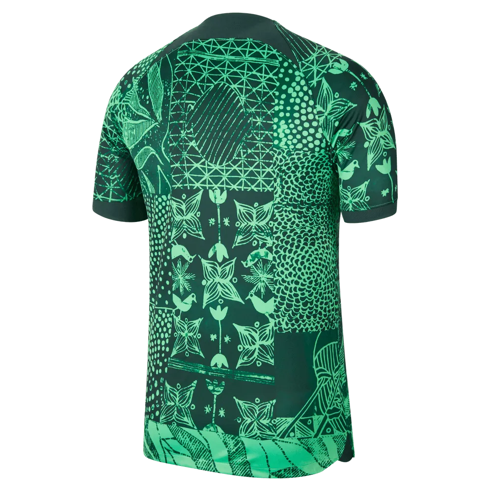 Nike 2022-23 Nigeria Home Jersey - Green Spark-Pine Green (Back)