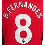 Manchester United 2023-Home B. Fernandes #8 Jersey Name Set-White (Back)