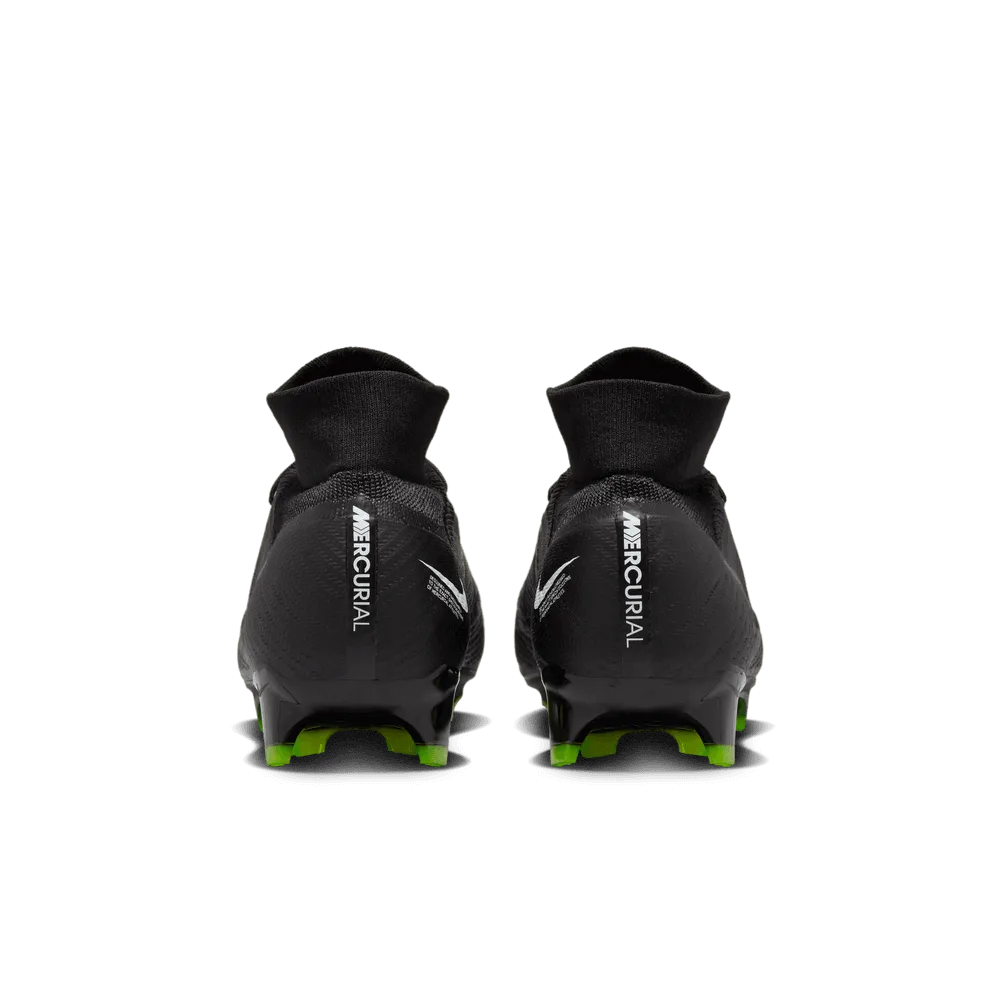 Nike Zoom Superfly 9 Pro FG - Black-Smoke Grey (Pair - Back)