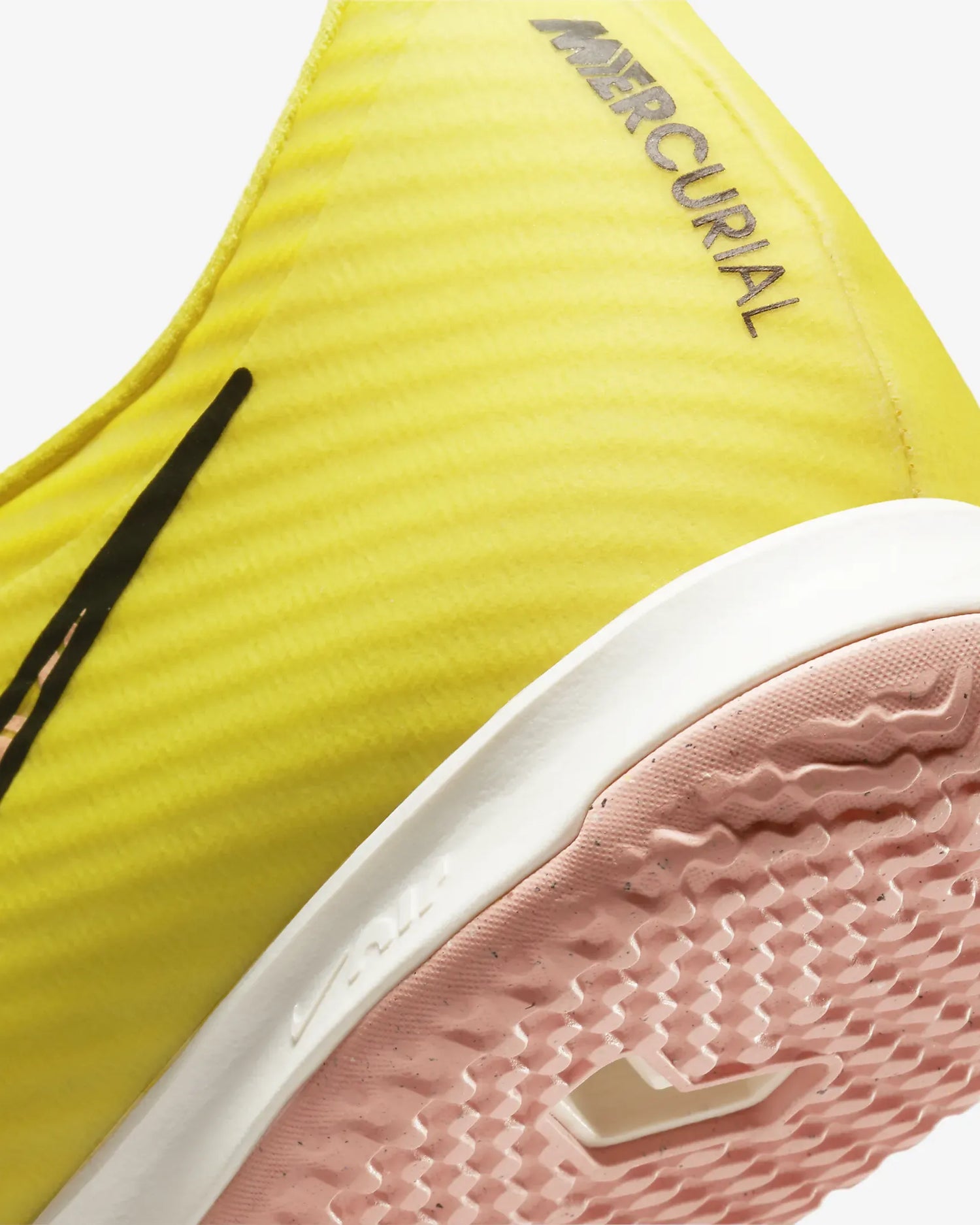Nike Zoom Vapor 15 Academy Indoor - Yellow Strike-Sunset Glow (Detail 2)