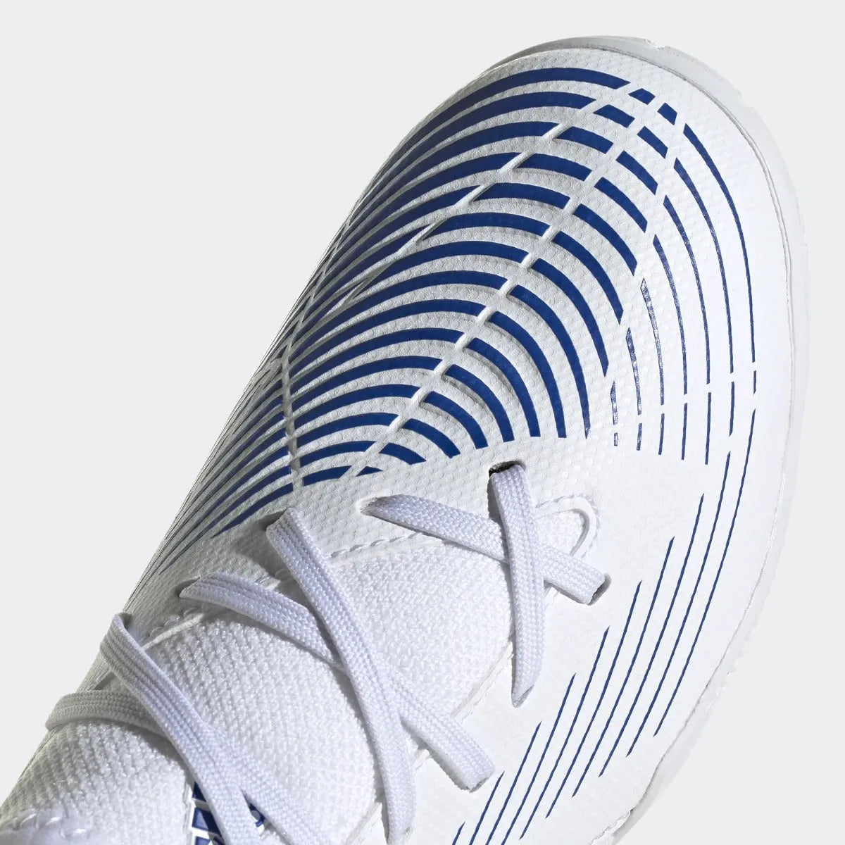adidas JR Predator Edge .3 Indoor - White-Hi Res Blue (Detail 1)