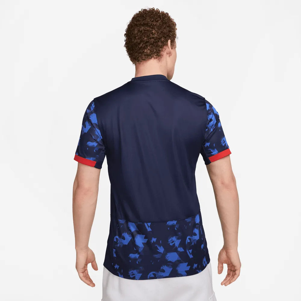 Nike 2023-24 Netherlands Women's Away Jersey (Men's Cut) (Model - Back)