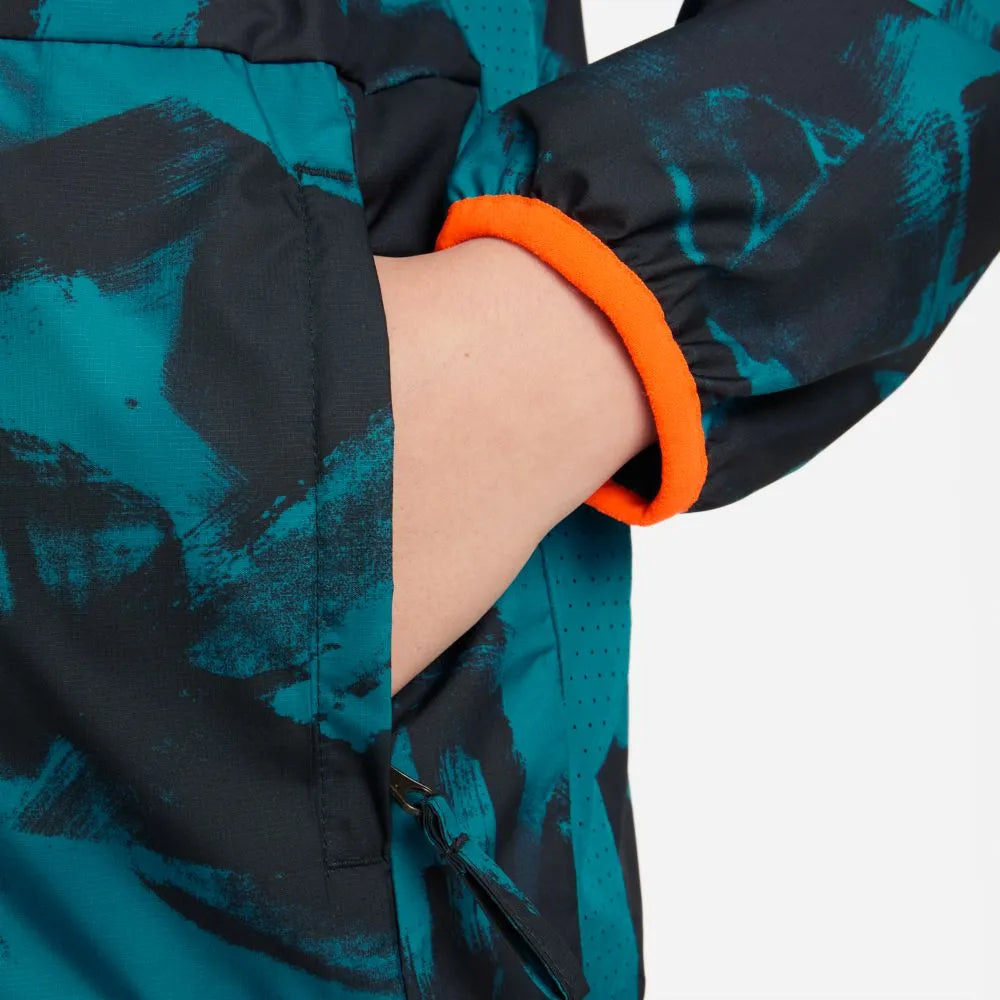 Nike 2021-22 Chelsea Youth Dry Repellent AWF Jacket - Blustery-Black (Detail 3)