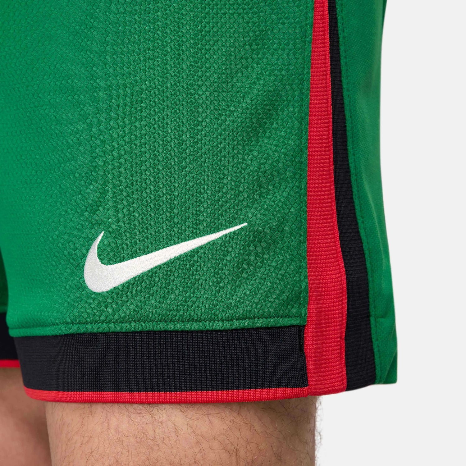 Nike 2024-25 Portugal Men's Stadium Home Shorts (Detail 3)