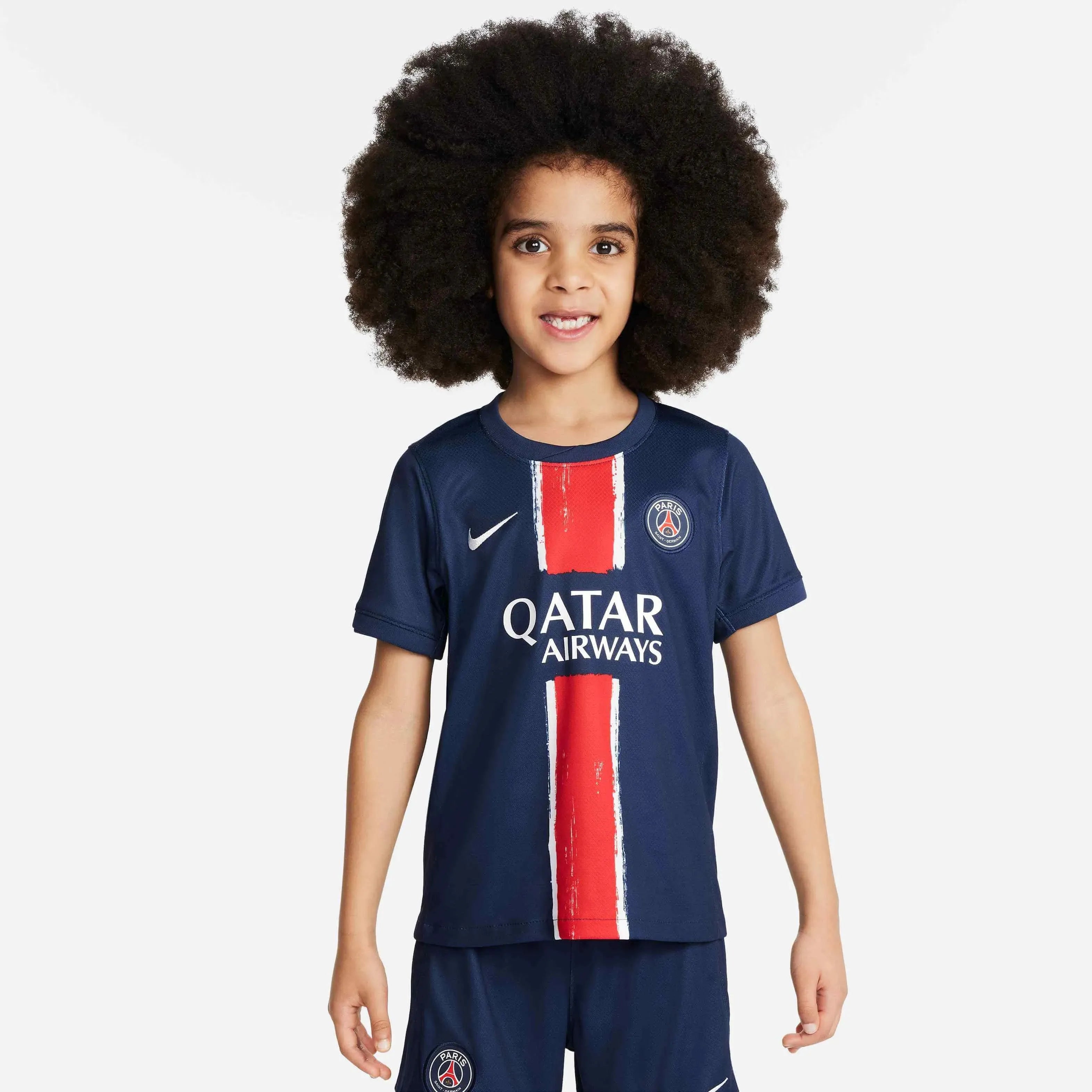 Nike 2024-25 PSG Little Kids' Stadium Home Kit (Model - Jersey)