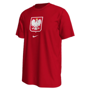 Nike 2022-23 Poland Crest WC22 Tee - Red (Front)