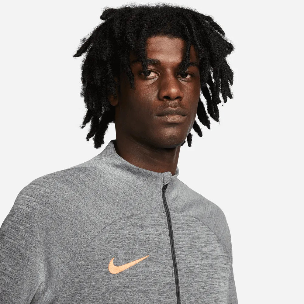 Nike Dri-Fit Academy Football Track Jacket - Black-Sunset Glow (Detail 1)