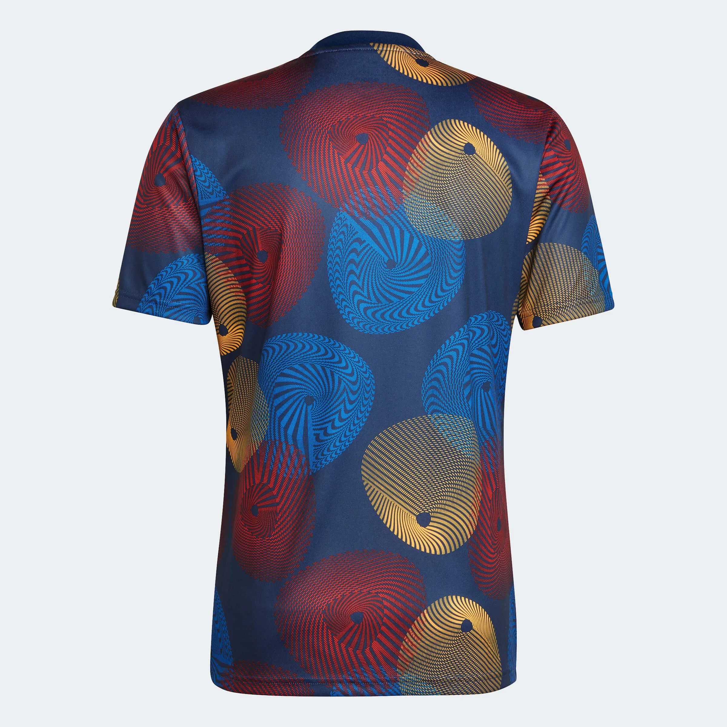 adidas 2022-23 Spain Pre-Match Jersey - Navy-Red-Gold (Back)