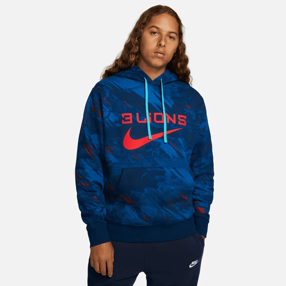 Nike 2022-23 England Fleece PO Hoodie (Model - Front)