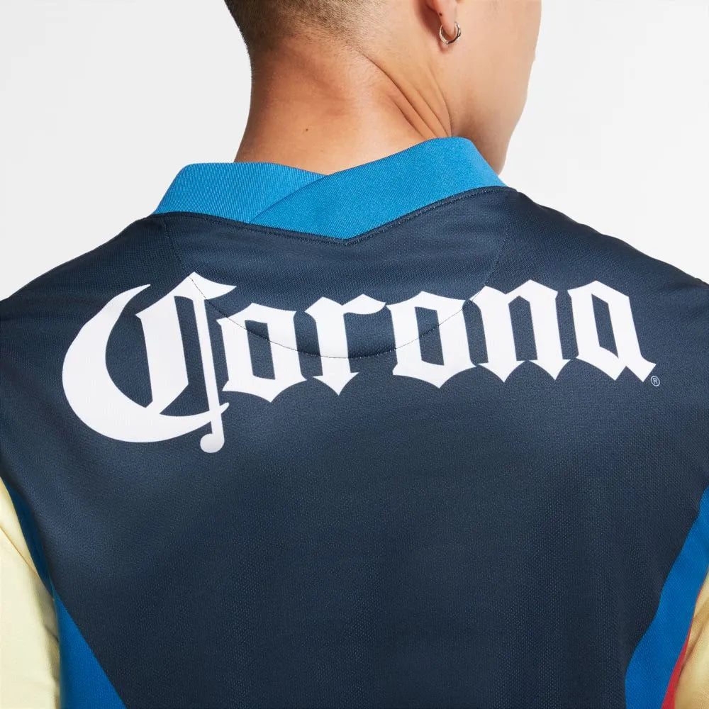 Nike Club America Home Jersey 2020-21 (Yellow - Navy)