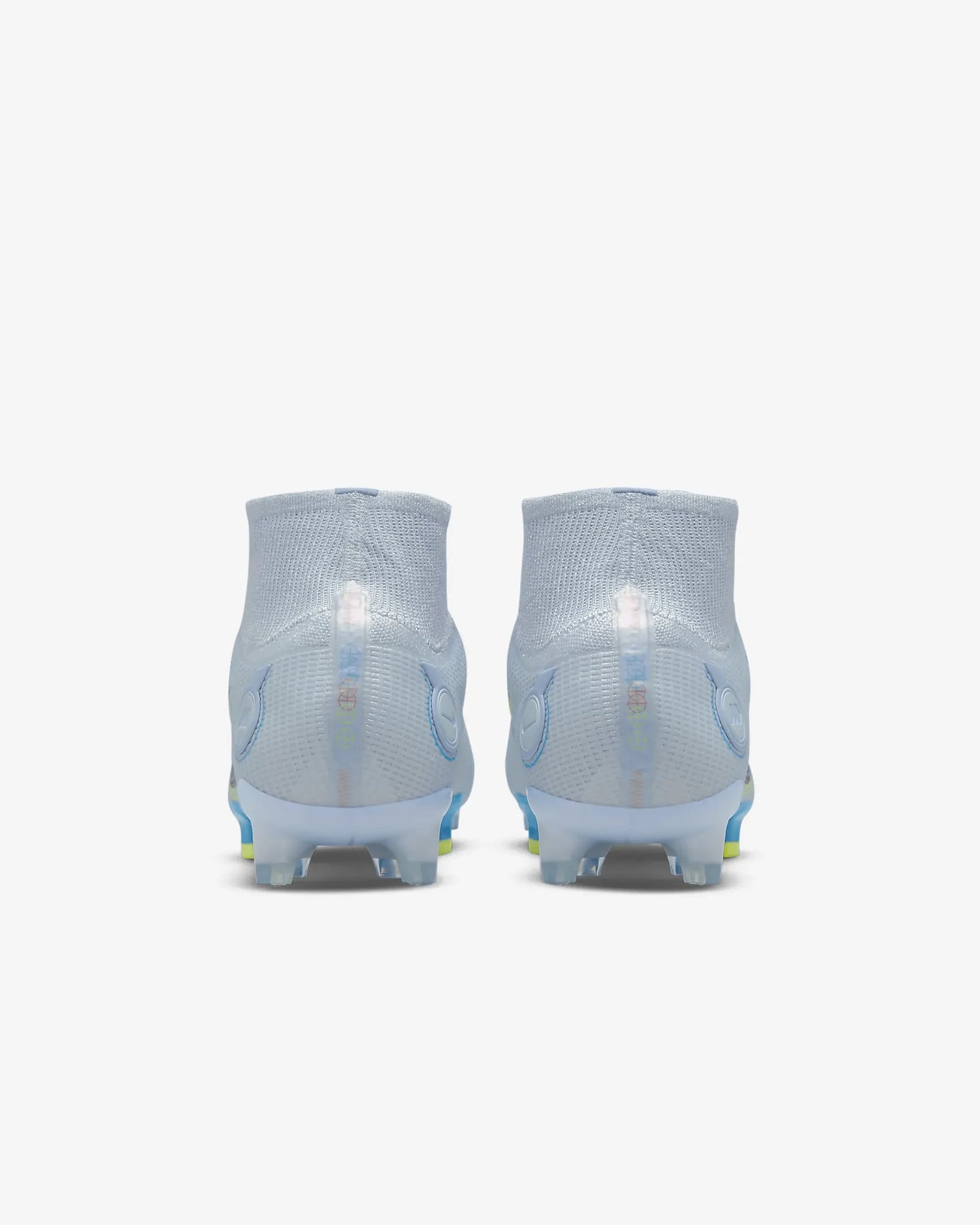 Nike Superfly 8 Elite FG - Grey-Blue (Pair - Back)
