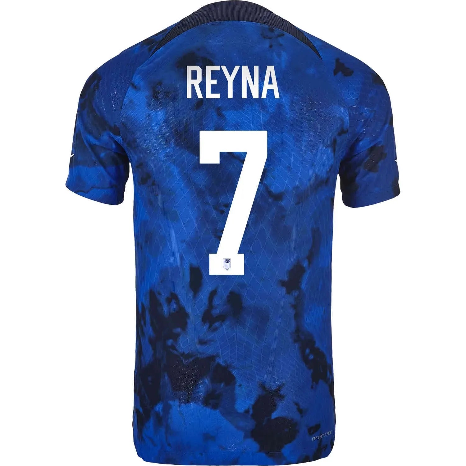 Nike 2022-23 USA Away Vapor Match Authentic Jersey Bright Blue