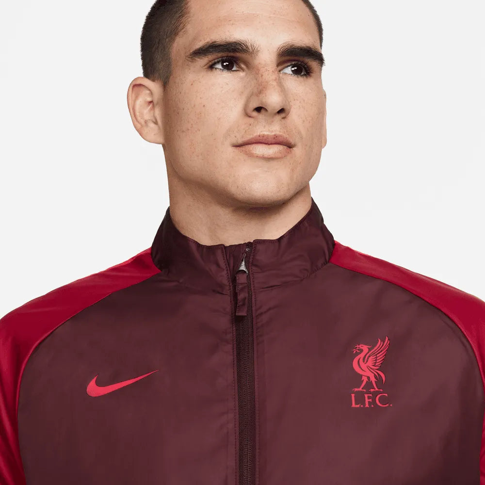 Nike 22-23 Liverpool RPL Academy AWF Jacket - Burgundy-Red (Detail 1)