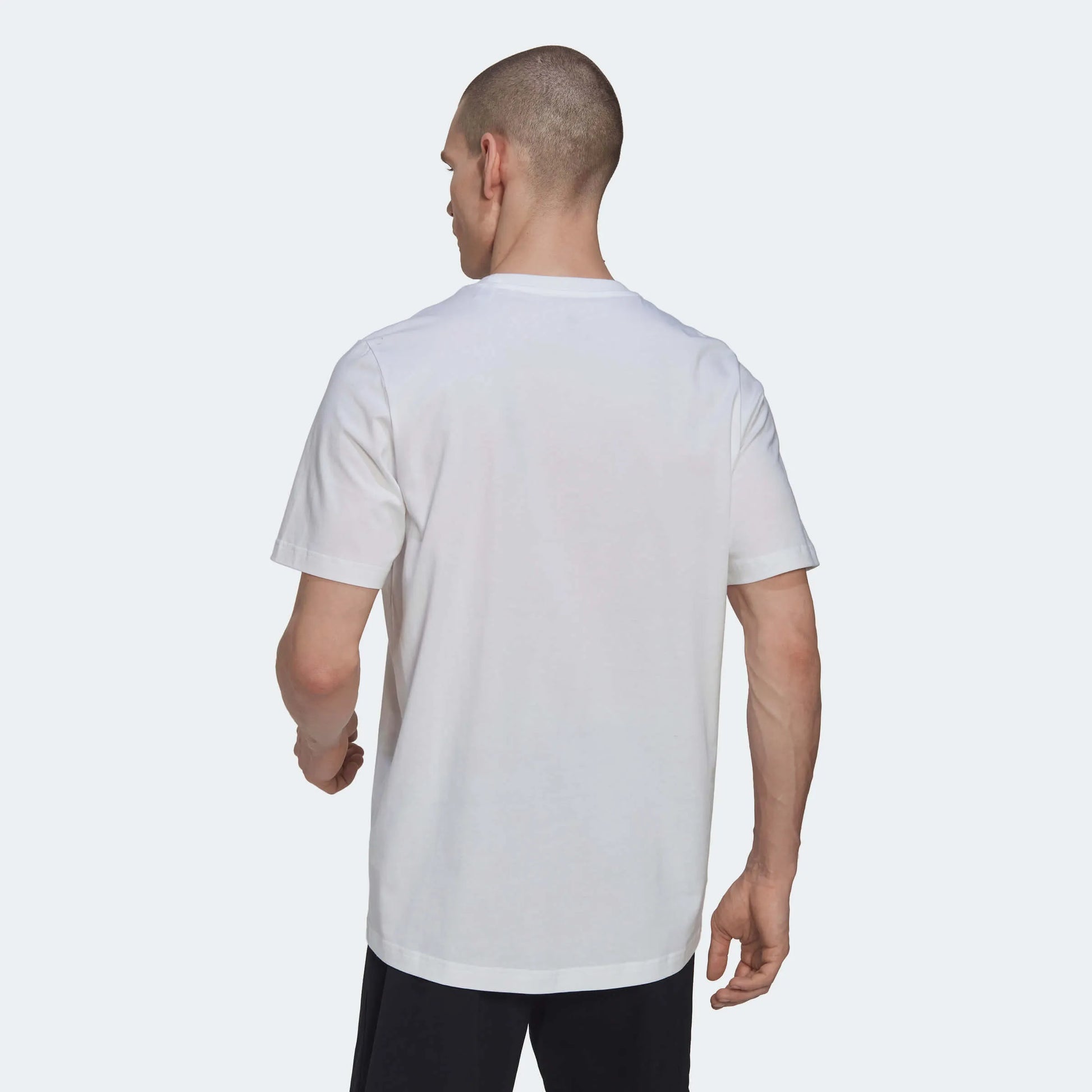 adidas 2022-23 Spain Graphic Tee - White (Model - Back)