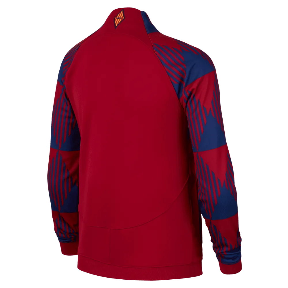 Nike 2023-24 Barcelona Youth Anthem Jacket - Noble Red (Back)