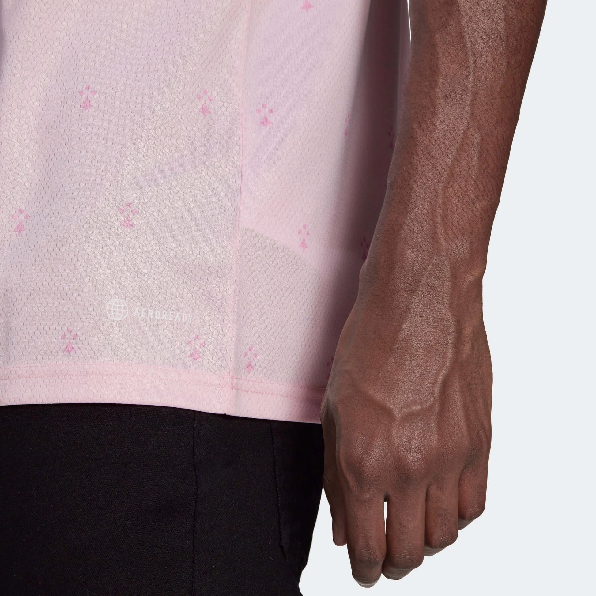 adidas 2022-23 Arsenal Third Jersey - Clear Pink (Detail 3)