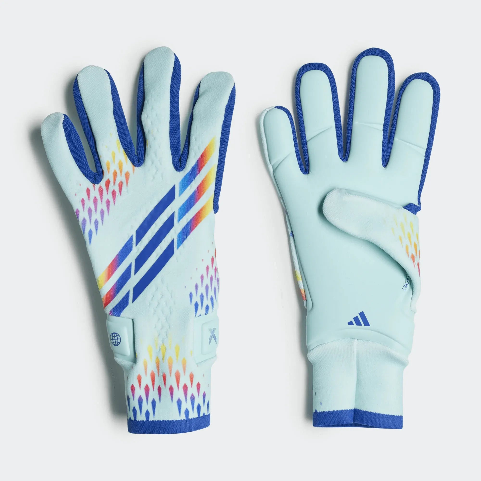 adidas X Speedportal Pro Goalkeeper Gloves - Aqua-Blue