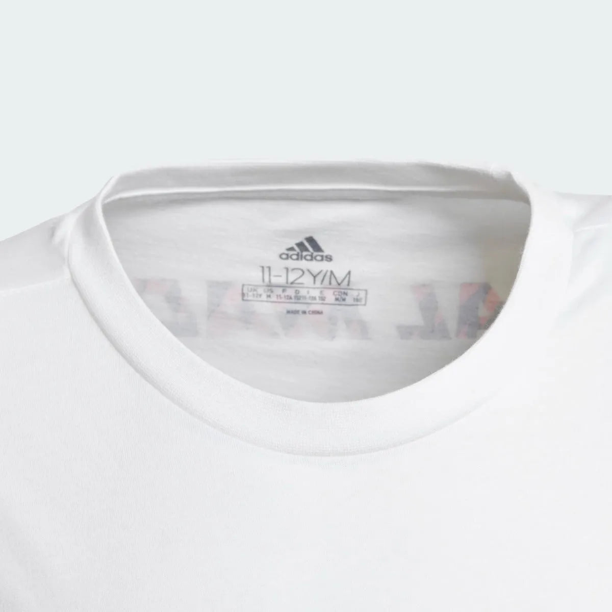 Adidas 2020-21 Real Madrid Youth Graphic Tee - White-Navy