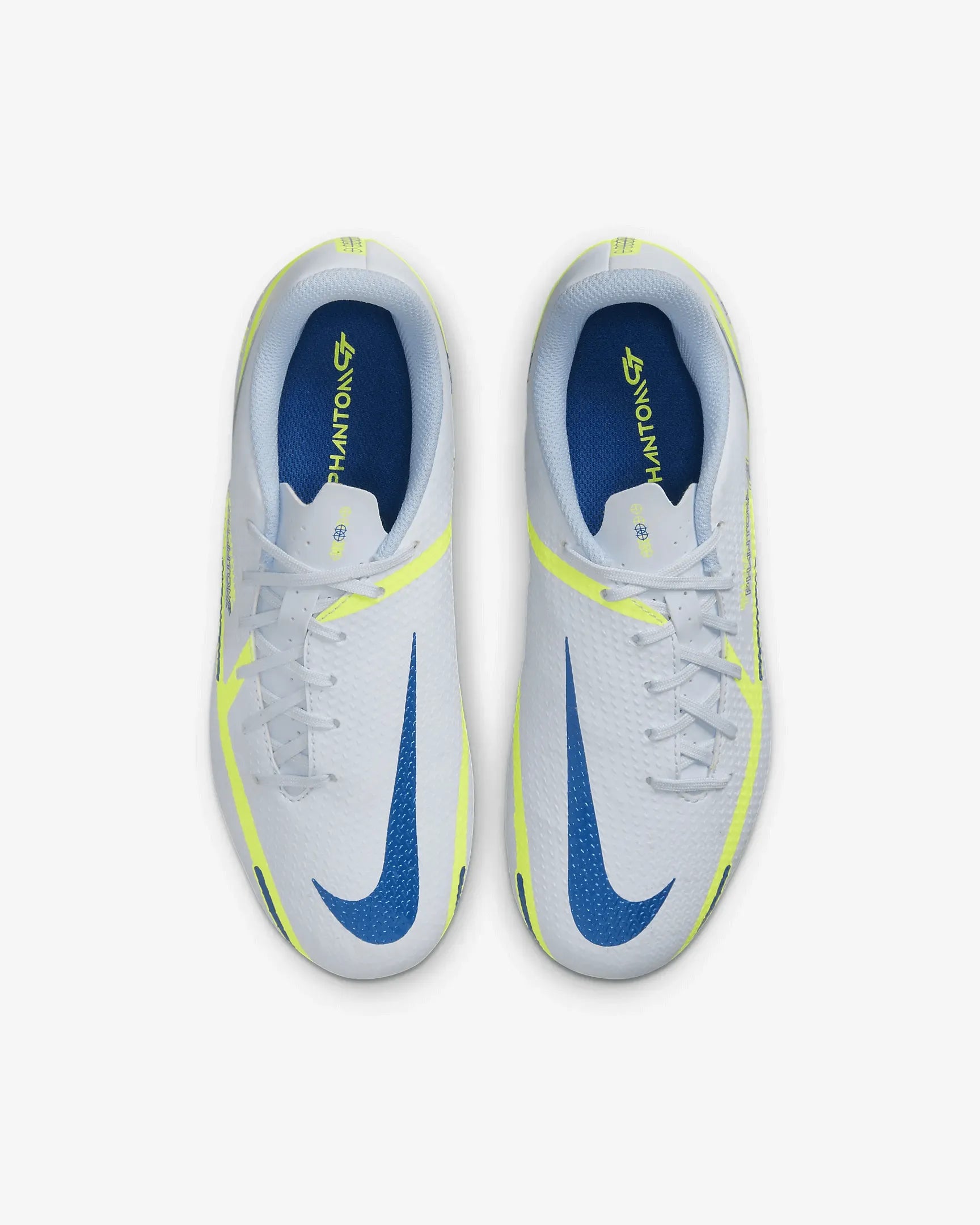 Nike JR Phantom GT2 Academy FG-MG - Grey-Blue (Pair - Top)