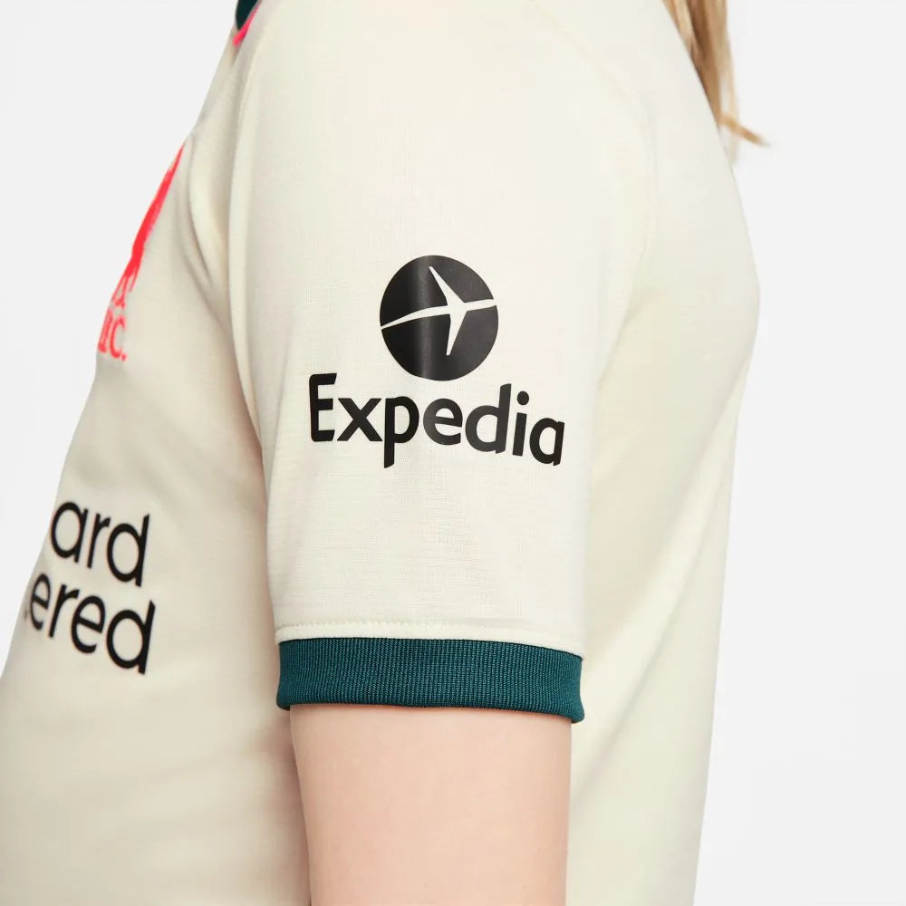 Nike 2021-22 Liverpool Youth Away Jersey - Fossil (Detail 4)