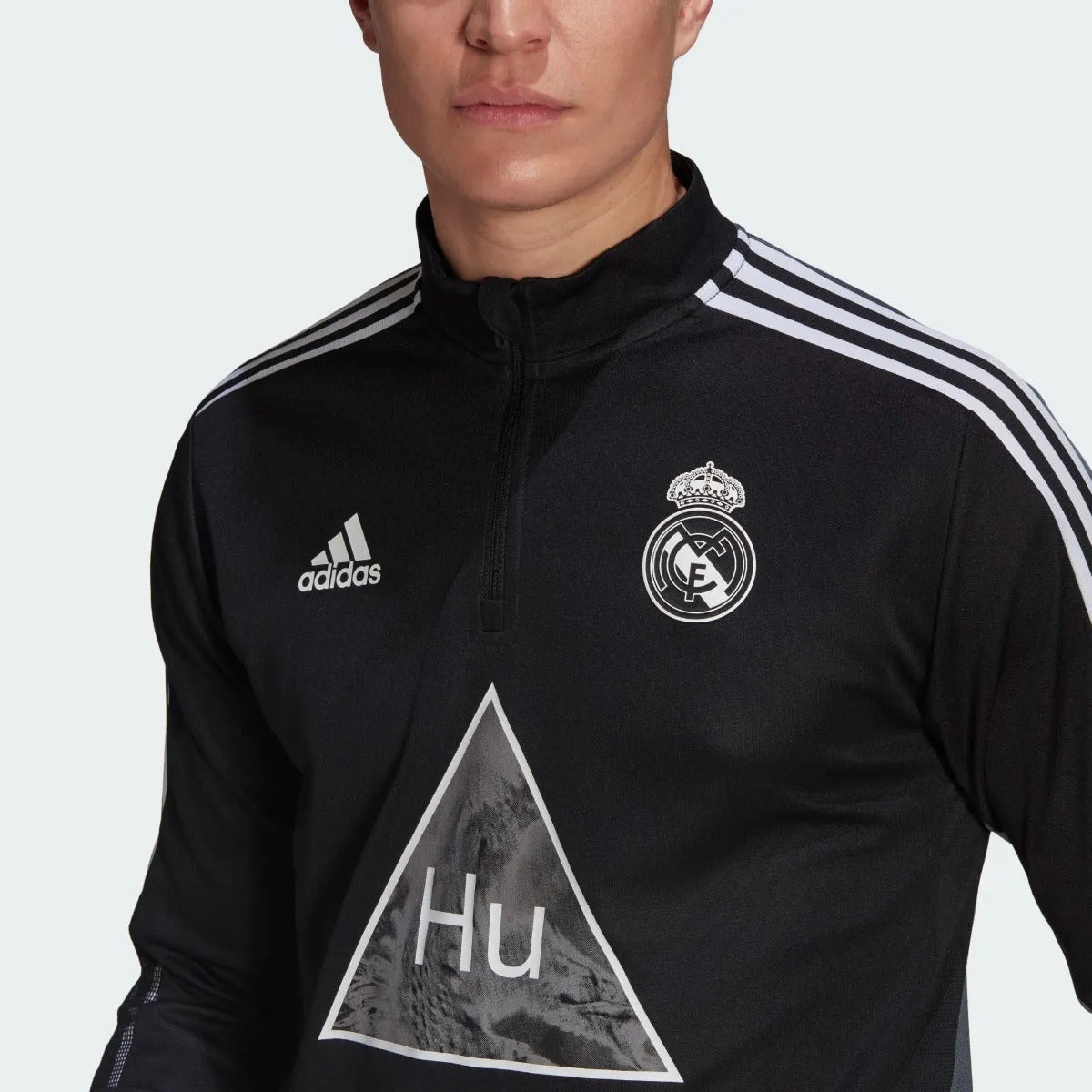 Adidas 2020-21 Real Madrid Human Race Training Top - Black-Onix