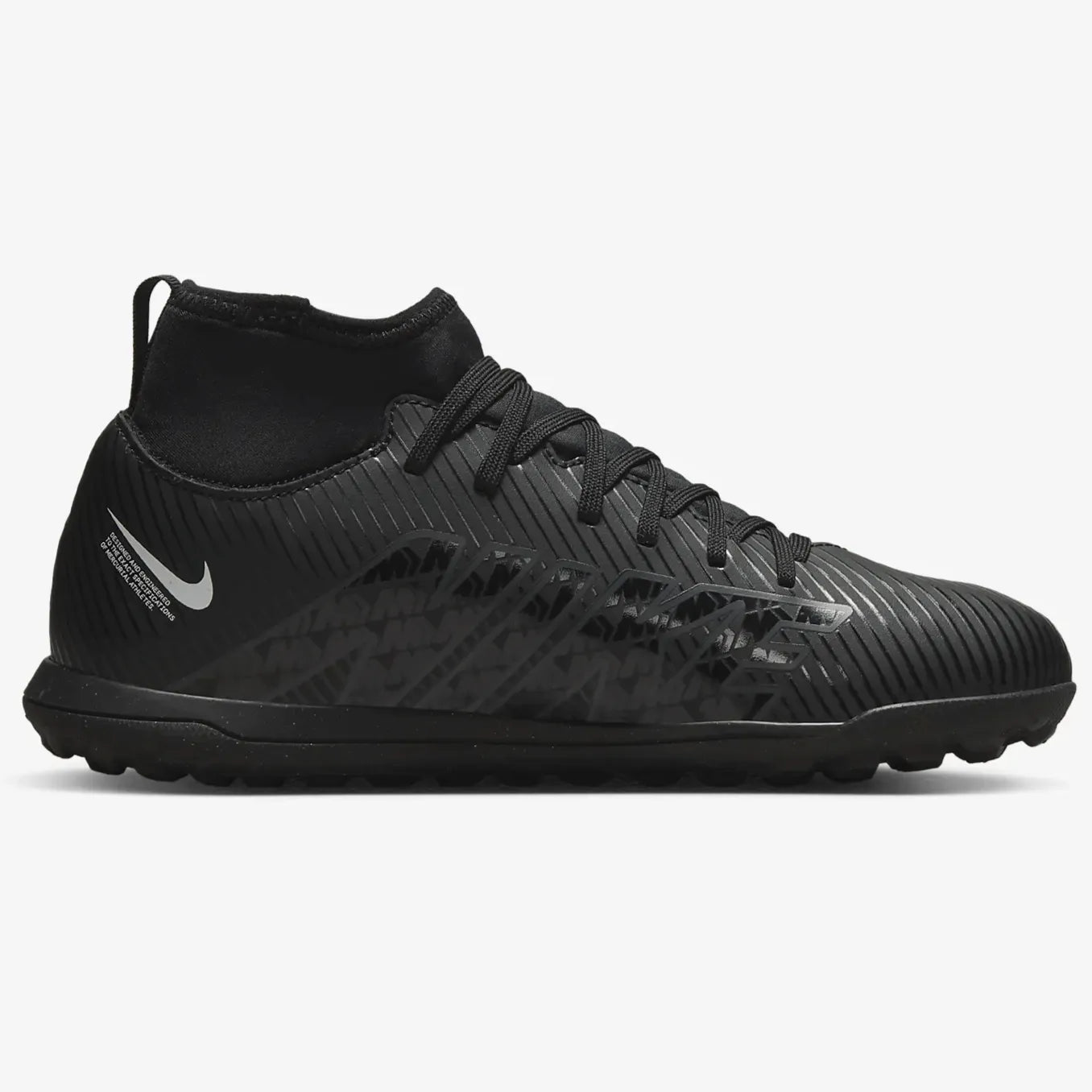  Nike Jr Superfly 9 Club Turf - Black-Smoke Grey (Side 2)