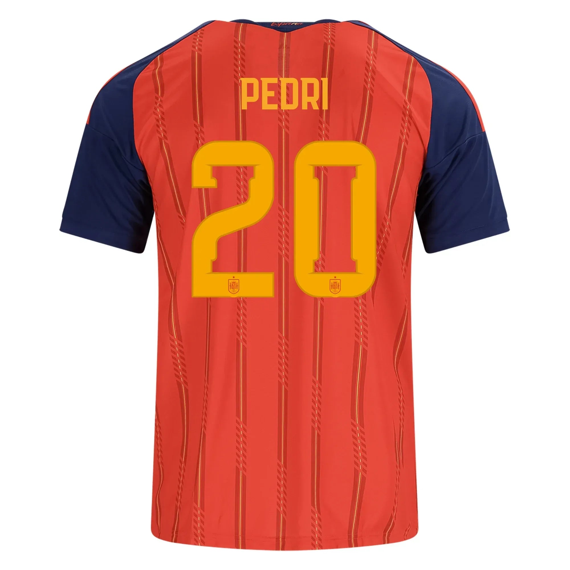 adidas 2026 Spain Men's Stadium Home Soccer Jersey (Pedri)