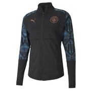 Puma 2020-21 Manchester City Stadium Jacket - Black-Blue