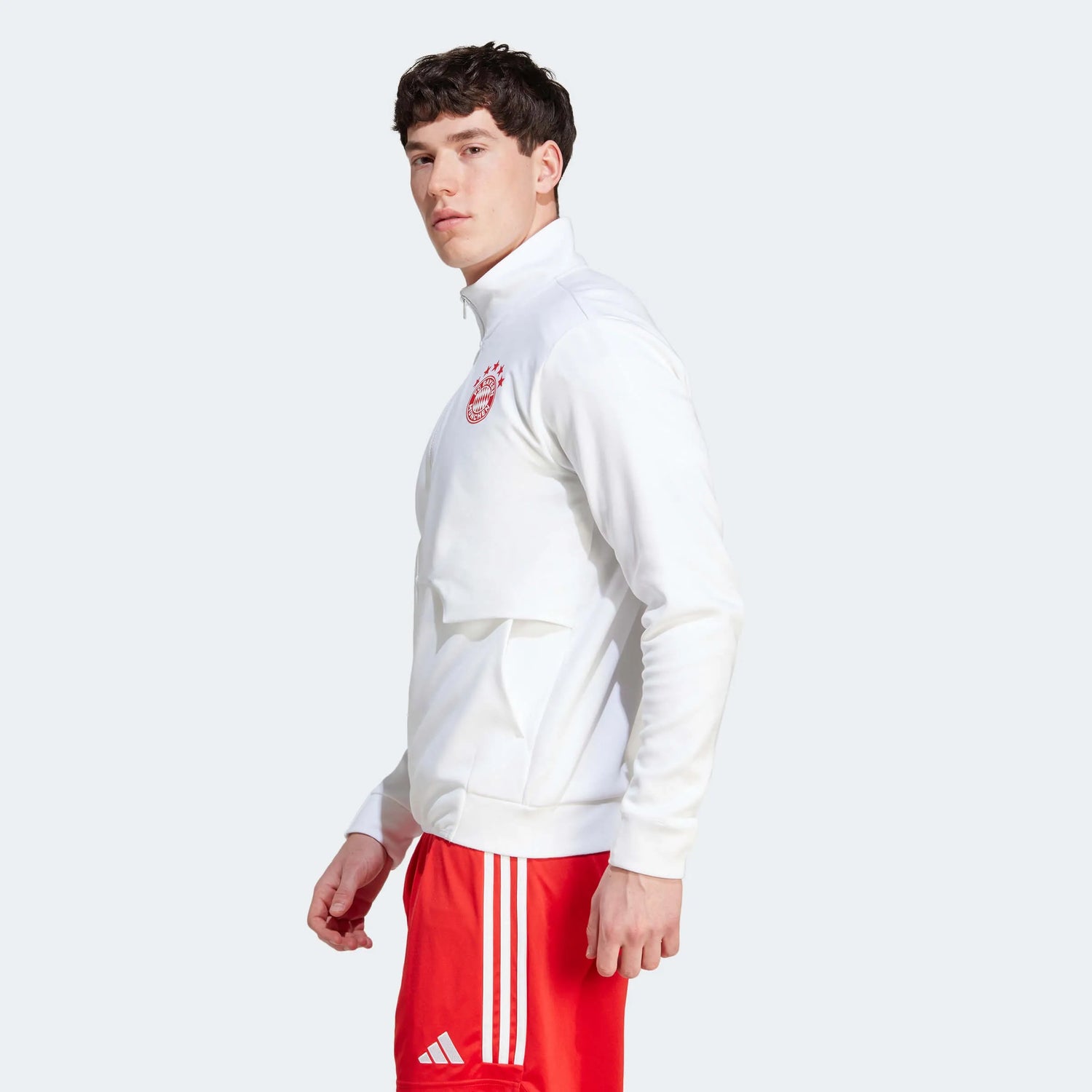adidas 2023-24 Bayern Munich Men's Anthem Jacket (Model - Side)