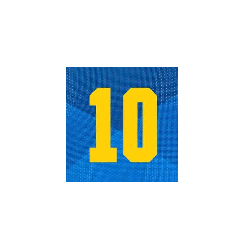 Brazil 2020/21 Away Neymar Jr #10 Jersey Name Set (Front Number)