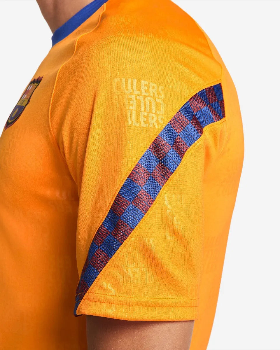Nike 2022 FC Barcelona NK DF Top SS PM - Vivid Orange (Detail 3)