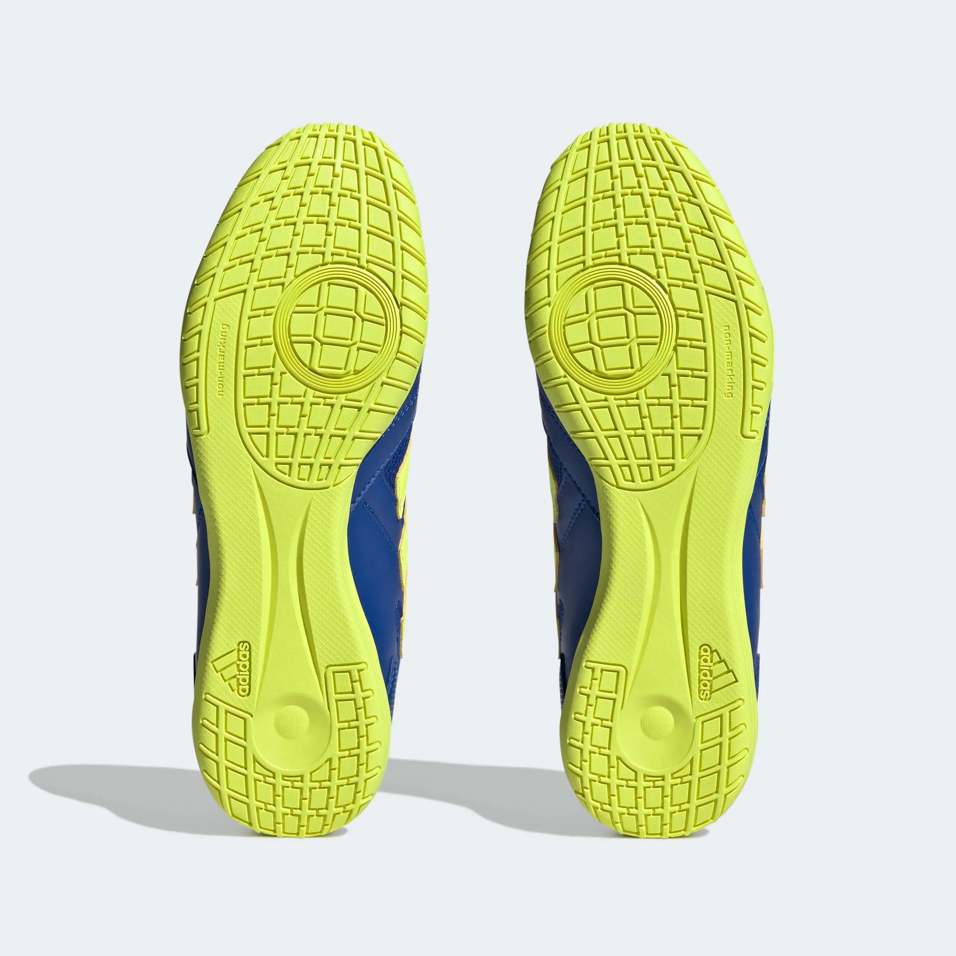 Adidas Super Sala 2 Indoor - Royal Blue - Solar Yellow (Pair - Bottom)